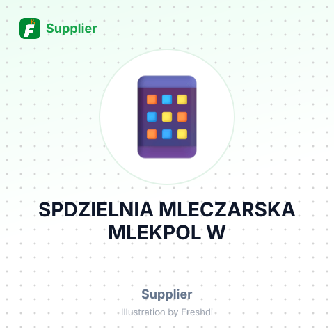 SPDZIELNIA MLECZARSKA MLEKPOL W – summary card, no photo uploaded yet