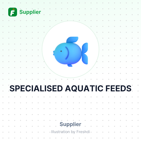 SPECIALISED AQUATIC FEEDS – summary card, no photo uploaded yet