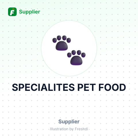 SPECIALITES PET FOOD – summary card, no photo uploaded yet