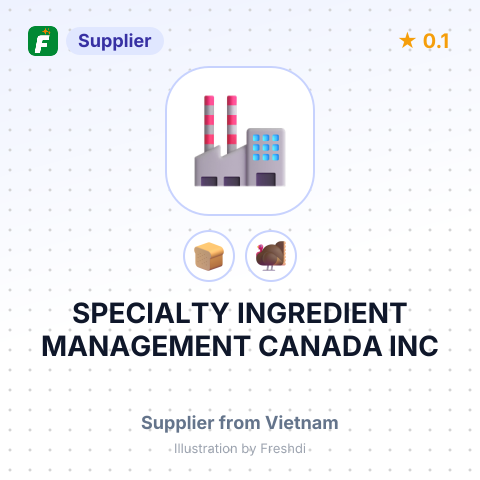 SPECIALTY INGREDIENT MANAGEMENT CANADA INC – summary card, no photo uploaded yet