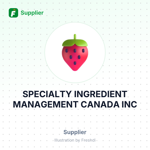 SPECIALTY INGREDIENT MANAGEMENT CANADA INC – summary card, no photo uploaded yet