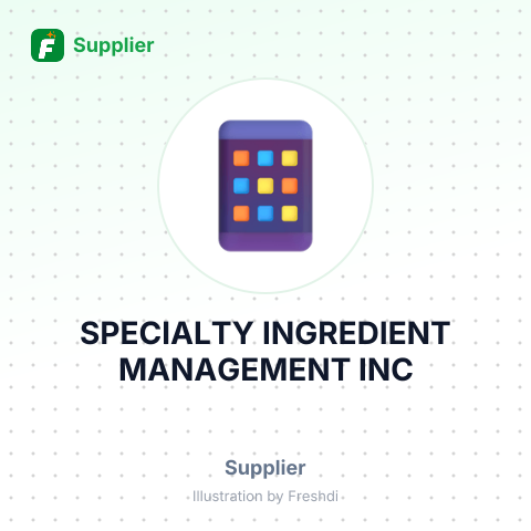 SPECIALTY INGREDIENT MANAGEMENT INC – summary card, no photo uploaded yet