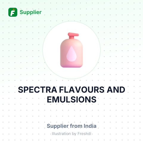 SPECTRA FLAVOURS AND EMULSIONS – summary card, no photo uploaded yet