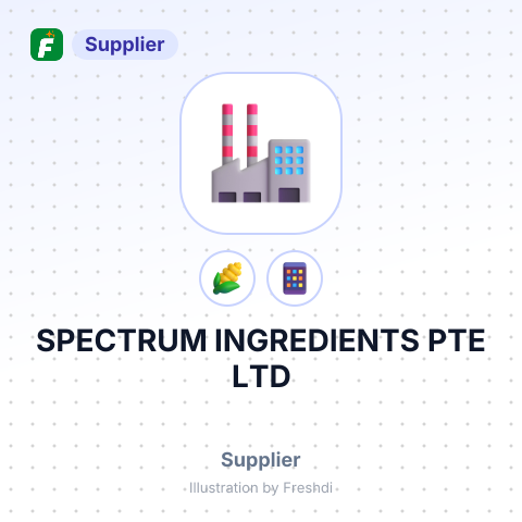 SPECTRUM INGREDIENTS PTE LTD – summary card, no photo uploaded yet