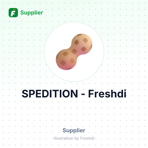 SPEDITION – summary card, no photo uploaded yet