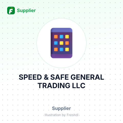 SPEED & SAFE GENERAL TRADING LLC – summary card, no photo uploaded yet