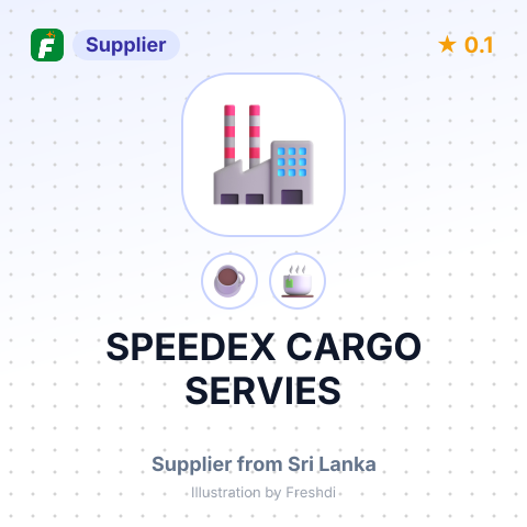 SPEEDEX CARGO SERVIES – summary card, no photo uploaded yet