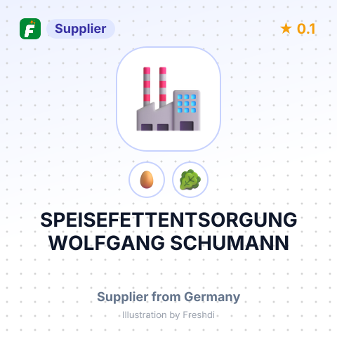 SPEISEFETTENTSORGUNG WOLFGANG SCHUMANN – summary card, no photo uploaded yet
