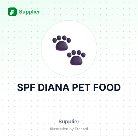 SPF DIANA PET FOOD – summary card, no photo uploaded yet