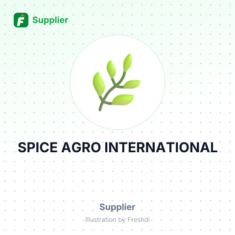 SPICE AGRO INTERNATIONAL – summary card, no photo uploaded yet