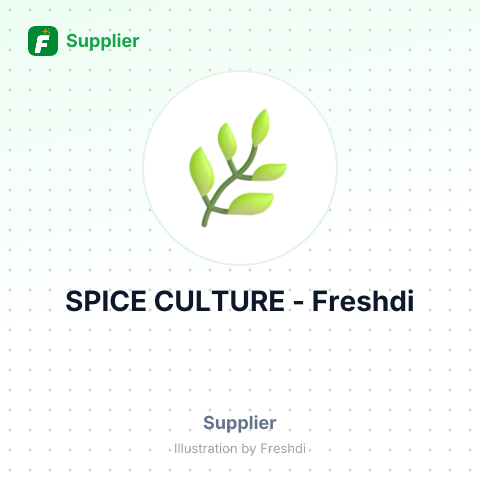 SPICE CULTURE – summary card, no photo uploaded yet