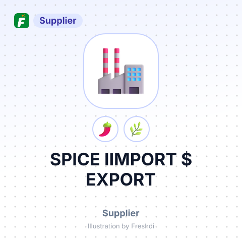 SPICE IIMPORT $ EXPORT – summary card, no photo uploaded yet