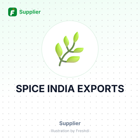SPICE INDIA EXPORTS – summary card, no photo uploaded yet