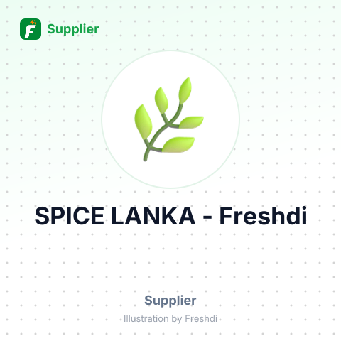 SPICE LANKA – summary card, no photo uploaded yet