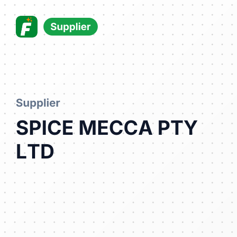 SPICE MECCA PTY LTD – summary card, no photo uploaded yet