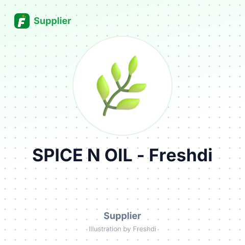 SPICE N OIL – summary card, no photo uploaded yet