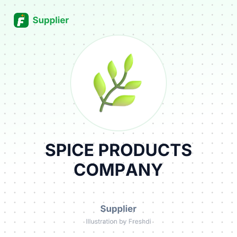 SPICE PRODUCTS COMPANY – summary card, no photo uploaded yet