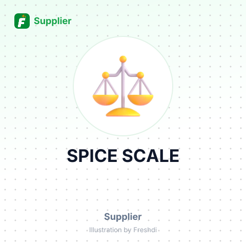 SPICE SCALE – summary card, no photo uploaded yet