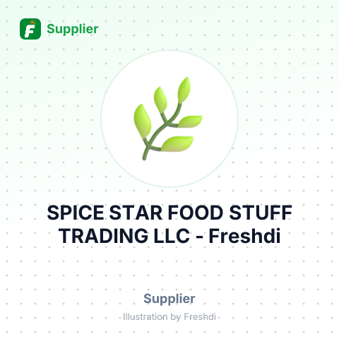 SPICE STAR FOOD STUFF TRADING LLC – summary card, no photo uploaded yet