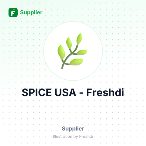 SPICE USA – summary card, no photo uploaded yet
