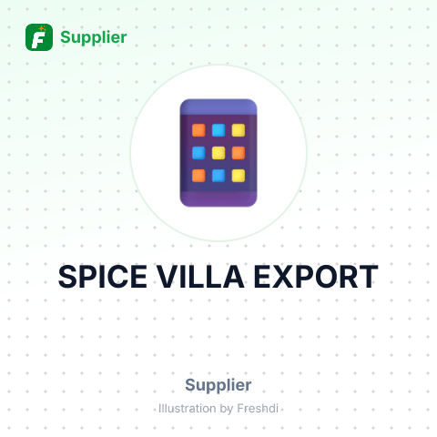 SPICE VILLA EXPORT – summary card, no photo uploaded yet