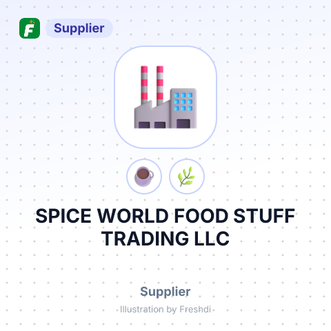 SPICE WORLD FOOD STUFF TRADING LLC – summary card, no photo uploaded yet