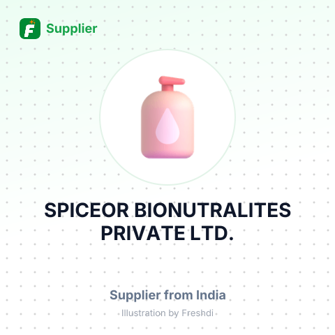 SPICEOR BIONUTRALITES PRIVATE LTD. – summary card, no photo uploaded yet