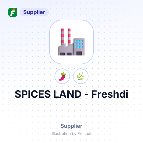 SPICES LAND – summary card, no photo uploaded yet