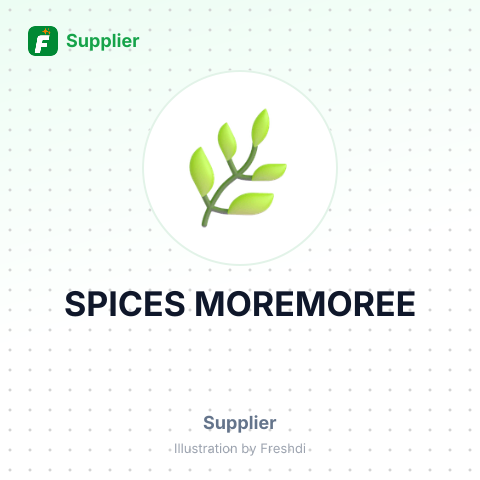 SPICES MOREMOREE – summary card, no photo uploaded yet