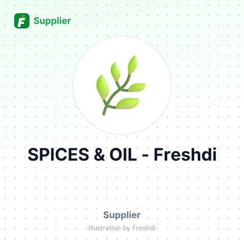 SPICES & OIL – summary card, no photo uploaded yet