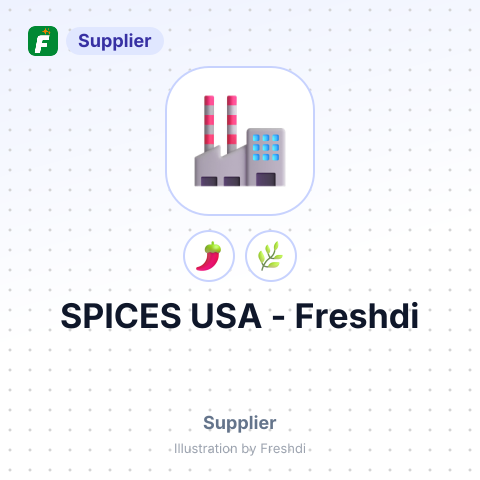 SPICES USA – summary card, no photo uploaded yet