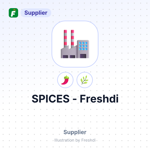 SPICES – summary card, no photo uploaded yet