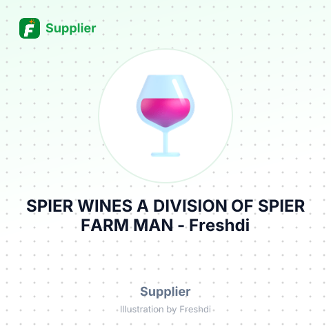 SPIER WINES A DIVISION OF SPIER FARM MAN – summary card, no photo uploaded yet