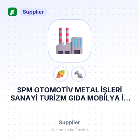 SPM OTOMOTİV METAL İŞLERİ SANAYİ TURİZM GIDA MOBİLYA İÇ VE DIŞ TİCARET ANONİM ŞİRKETİ – summary card, no photo uploaded yet