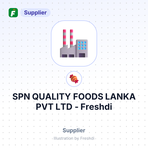 SPN QUALITY FOODS LANKA PVT LTD – summary card, no photo uploaded yet