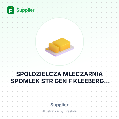 SPOLDZIELCZA MLECZARNIA SPOMLEK STR GEN F KLEEBERGA 12 – summary card, no photo uploaded yet