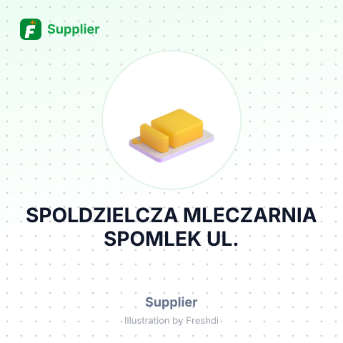 SPOLDZIELCZA MLECZARNIA SPOMLEK UL. – summary card, no photo uploaded yet