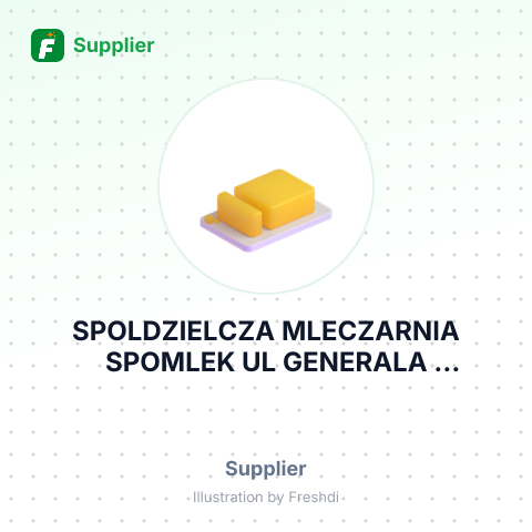 SPOLDZIELCZA MLECZARNIA SPOMLEK UL GENERALA KLEEBERGA – summary card, no photo uploaded yet