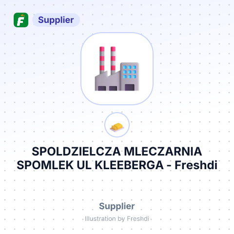 SPOLDZIELCZA MLECZARNIA SPOMLEK UL KLEEBERGA – summary card, no photo uploaded yet