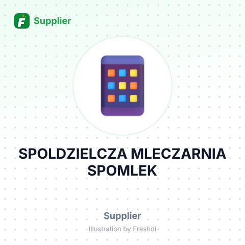 SPOLDZIELCZA MLECZARNIA SPOMLEK – summary card, no photo uploaded yet