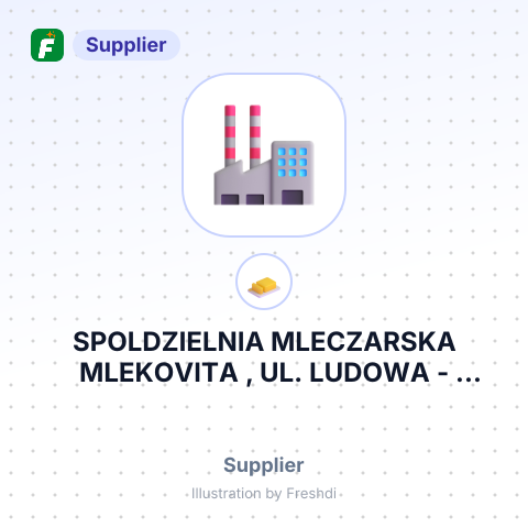 SPOLDZIELNIA MLECZARSKA MLEKOVITA , UL. LUDOWA – summary card, no photo uploaded yet