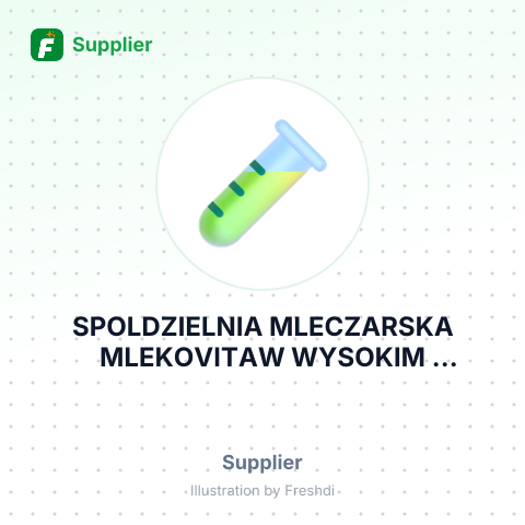SPOLDZIELNIA MLECZARSKA MLEKOVITAW WYSOKIM MAZOWIXCKIEM LODOWA – summary card, no photo uploaded yet