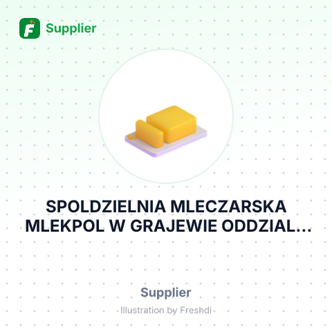 SPOLDZIELNIA MLECZARSKA MLEKPOL W GRAJEWIE ODDZIAL – summary card, no photo uploaded yet