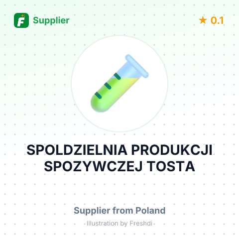 SPOLDZIELNIA PRODUKCJI SPOZYWCZEJ TOSTA – summary card, no photo uploaded yet
