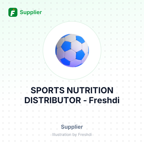 SPORTS NUTRITION DISTRIBUTOR – summary card, no photo uploaded yet