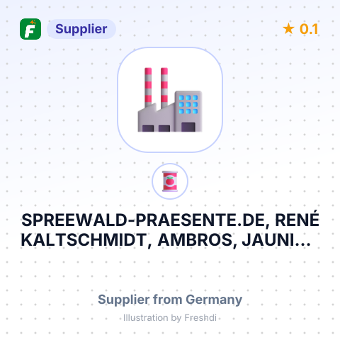 SPREEWALD-PRAESENTE.DE, RENÉ KALTSCHMIDT, AMBROS, JAUNICH GBR – summary card, no photo uploaded yet