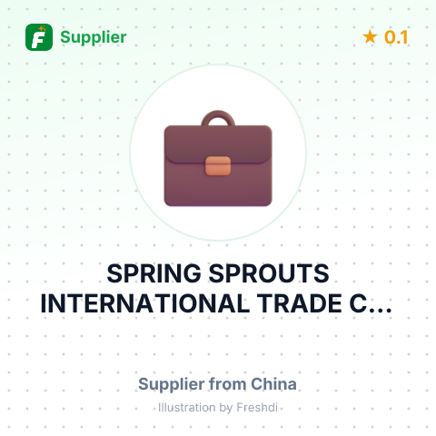 SPRING SPROUTS INTERNATIONAL TRADE CO.,LTD – summary card, no photo uploaded yet