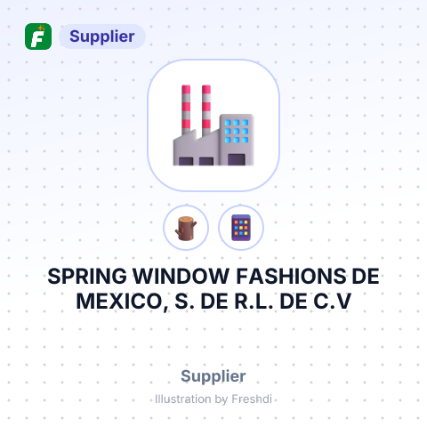 SPRING WINDOW FASHIONS DE MEXICO, S. DE R.L. DE C.V – summary card, no photo uploaded yet