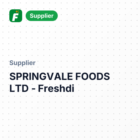 SPRINGVALE FOODS LTD – summary card, no photo uploaded yet