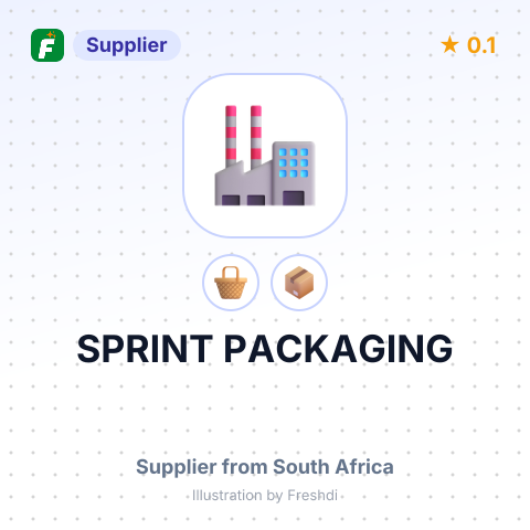 SPRINT PACKAGING – summary card, no photo uploaded yet